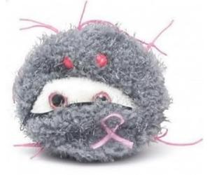 Giant Microbes Original Breast Cancer (Turns Inside Out)