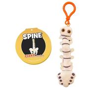 GIANT MICROBES Spine Plush Keychain, Spine Surgeon Gifts, Back Surgery Recovery Gifts, Bag Charms, Neurology Gifts, Funny Chiropractor Gifts, Neurosurgery Gifts, Neurosurgeon Gifts, Back Pain Gifts,