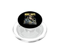 Giant Monster Cat More Naps Funny Feline Cats Attitude PopSockets PopGrip for MagSafe
