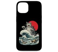 Giant Monster Cat Rising From the Ocean Case for iPhone 13