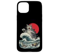 Giant Monster Cat Rising From the Ocean Case for iPhone 15 Plus