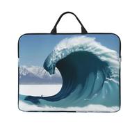 Giant Monsters in The Waves 14 Inch Laptop Case, Water-Resistant and Shockproof Computer Cases for Laptopsï¼ŒSuitable for Daily Travel