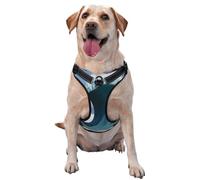 Giant Monsters in The Waves Dog Harness for Small, Medium, and Large Dogs â€“ Reflective Straps, Adjustable Fit with Quick-Release Buckles