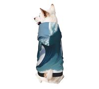 Giant Monsters in The Waves Dog Hoodie - Soft & Breathable Pet Clothes for Small to Large Dogs, Stylish and Comfortable Dog Clothes
