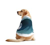 Giant Monsters in The Waves Pet T-Shirts for Dogs-Dog Clothes for Large and Medium Dogs, Comfortable Dog Shirts, Perfect for Daily Wear