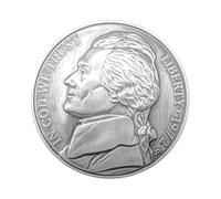 Giant Nickel Coin | Jumbo Nickel | Huge Nickel Coin | Funny Money Decor | Oversized Nickel Support | Giant Coins | 3"