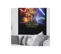 Giant non-woven poster - Star Wars - Episode VII - H 200 x L 120 cm - Wall decoration - Multicolored