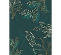 GIANT NOTEBOOK: Extra Large Jumbo Notebook/Journal|1000 sheets(500 Pages)| 8.5 x 11|Pretty Vintage Floral Garden Design Theme For Professionals, Students... (Giant All-Purpose Notebook Collection)