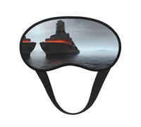 Giant Nuclear Ship Blocking Light Mask Sleep Aid, Comfortable Blackout Sleep Mask for Travel Yoga, Soft Eye Cover