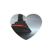 Giant Nuclear Ship Printing 10 Pcs Car Air Freshener Hanging Sheets Scented Hanging Sheets With Rope For Home