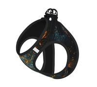 Giant Object Crack Dog Harness - Breathable, Reflective, And Adjustable Pet Vest, Suitable For Small Cats And Dogs