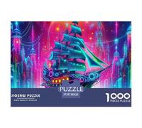 Giant Octopus Attacking Pirate Ship at Sunset Reliable Paper Construction Excellent Hobby for Unwinding After Work And Reducing Daily Tiredness 38x26cm/1000pcs