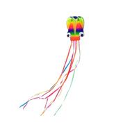 Giant Octopus Kite Large Easy Flyer - Nylon Long Tail Soft Nylon | Colorful Beach Toy | Path Landscape Lighting Device for Adults and Adults Outdoor Fun