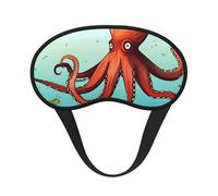 Giant Octopus Sleep Mask for Side Sleeper, Blackout Sleeping Eye Mask, Soft Breathable Eye Cover for Women Men Travel Eyeshade, Relaxing Zero Pressure Night Blindfold