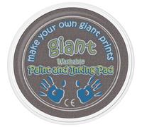 Giant Paint & Inking Pad Ideal for Childrens Hand & Foot Prints with Animal Shaped Painting Sponge - BLACK