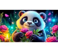 giant-panda 1000 Piece Jigsaw Puzzles for Adults Educational Games Jigsaw Puzzle Home Decors for Adults and Kids Age 12 Years Upgiant-panda75x50cm/1000pcs