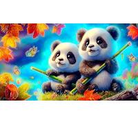 giant-panda 1000 Piece Jigsaw Puzzles for Adults Family Challenge Toys Jigsaw Puzzle Home Decoration for Adults and Kids Age 12 Years Up 38x52cm/1000pcs