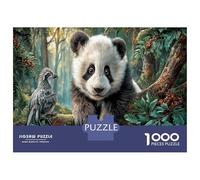 Giant Panda 1000 Piece Puzzle Forest Canopy for Relaxation Experienced Jigsaw Fans Memory Improvement Retirement Gift 70x50cm/1000pcs