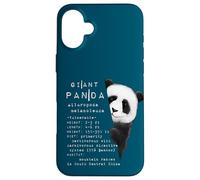 Giant Panda Bear Scientific Facts & Information Case for iPhone 16 Plus
