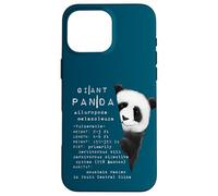 Giant Panda Bear Scientific Facts & Information Case for iPhone 16 Pro Max