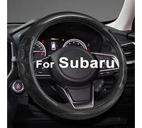 GIANT PANDA Car Steering Wheel Cover Custom Fits Subaru 14.5 - 15 inches Steering Wheel Custom Fit, 3D Honeycomb Hole Anti-Slip Grip - Gray