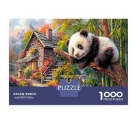 Giant Panda Colourful Panda in Woods 1000 Pieces Jigsaw Puzzles for Adults Fun Activity for Rainy Days 70x50cm/1000pcs