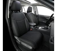 GIANT PANDA Custom Fit 2 Pack Front Car Seat Covers Fit for Toyota Corolla 2020 2021 2022 2023 2024 2025 Corolla Hybrid (LE,SE,XLE), Stretch Seat Covers for car, Leather Interior Accessories (Black)