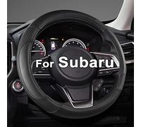 GIANT PANDA Customized Auto Steering Wheel Cover for Subaru Forester, Car Steering Wheel Cover for Subaru Outback and Crosstrek - Solid Black