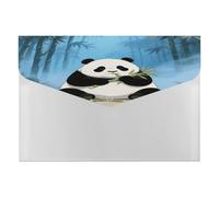Giant Panda Folder Accordion File Organizer Expanding File Folder with 6 Pockets Portable Receipt Paper Bill Document Organizer Letter A4 Size Filing Folder Office Supplies