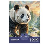 Giant Panda Jigsaw Puzzle Adult And Children Educational Games Home Decoration Fun Activity for Home Birthday Jumbo for Boys And Girls 70x50cm/1000pcs