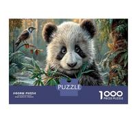 Giant Panda Jigsaw Puzzle for Game 1000 Pieces Bamboo Sprigs Beginners Puzzle Starters Anxiety Relief Secret Santa Gift 70x50cm/1000pcs