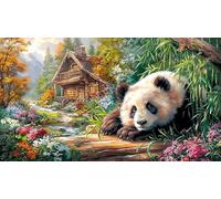 Giant-Panda Jigsaw Puzzles 1000 Pieces Educational Game Challenge Fun and Challenging Family Game for Women, Gifts for Men for Relaxation 38x52/1000pcs