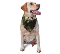 Giant panda Pet Bandana-Triangle Scarf for Cats Dogs Adjustable | Soft Breathable Comfy. Stylish Accessory. Easy On Off. Machine Wash.