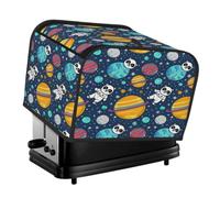 Giant Panda Planet Bread Toaster Oven Dustproof Cover Heat-Resistant Universal Fits Most Standard 4 Slice Toasters Cloth With Fingerprint Protection