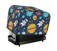 Giant Panda Planet Toaster Cover 2 Slice Kitchen Small Appliance Covers With Pockets Dust And Fingerprint Protectio