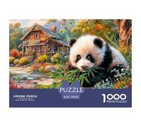 Giant Panda Premium Jigsaw Puzzles for Adults A 1000-Piece Advanced-Level Set Featuring Challenging And Educational Games - Designed As The Jigsaw Puzzles for Adults And Mature Kid