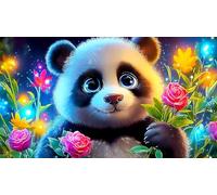 giant-panda Recycled Paper Puzzle 1000 Pieces Fun and Challenging Family Game Puzzle Game for The Whole for Women, Gifts for Men 38x26cm/1000pcs