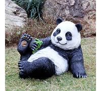 Giant Panda Statue - Weatherproof Outdoor Bear Figurine for Lawn Yard Patio Decoration