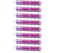 Giant Parma Violets Sweets Rolls (8 Packs x 40g) - Traditional Retro Vegan Candy Large Chalk Tablet Sweet Sharing Packs