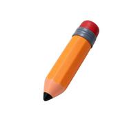 Giant Pencil Squishy Stress Relief Toy, Slow Rising PU Foam Giant Novelty Fidget Desk Toy for Kids & Adults, Sensory Anti Stress Squeeze Pencil for School Office Focus, 11 Inches，Yellow