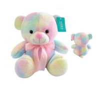 Giant Plush Bear - Big Stuffed Animal | Gift for Kids Girlfriend Birthday | Soft Cuddly Rainbow Doll, 60cm Sitting Sleepy Toy, Study Room Bedroom Decoration