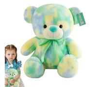 Giant Plush Bear - Big Stuffed Animal | Gift for Kids Girlfriend Birthday | Soft Cuddly Rainbow Doll, 60cm Sitting Sleepy Toy, Study Room Bedroom Decoration