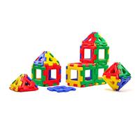 Giant Polydron - Early Years Educational Large Outdoor Interlocking Construction Building Blocks Toy - 40 Pieces - 2 Years +