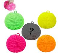 Giant Puffer Ball, Jiggly Puffer Balls, Mystery Sensory Stress Balls, Soft Spiky Squish-y Stress Relief Fidget Toy, Bouncing Balls, Mega Bounce Rainbow Ball, Random Colour (1pc-RandomA)