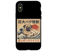Giant Pug Monster Nippon Crisis Kaiju Wave Case for iPhone X/XS