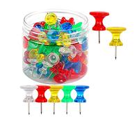 Giant Push Pins Pack of 100 Large Push Pins for Notice Board Cork Board with Plastic Housing