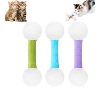 Giant Qtip Cat Toy, Big Catnip Qtip, Soft Plush Kicker, Interactive Teething Chew Toy for Cats, Sturdy Durable Design, for Cat Lovers (3Pcs(A), As show)