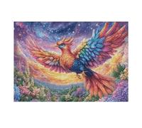Giant Rainbow Phoenix Over Blossom Forest 300 Pcs Jigsaw Puzzles Puzzles for Adults Teens Fun Family Game Team Building Stress Reducing Autumn Gift Durable Recycled Material 300 PCS