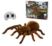 Giant Remote Control Tarantula Spider Realistic 8 Legs Hairy Double Jaw Eyes with Bright Effects Super Fast Realistic 360° Motion LED Lights Remote Control