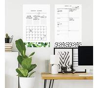 Giant Repositionable Monthly Calendar Sticker with Felt Pen